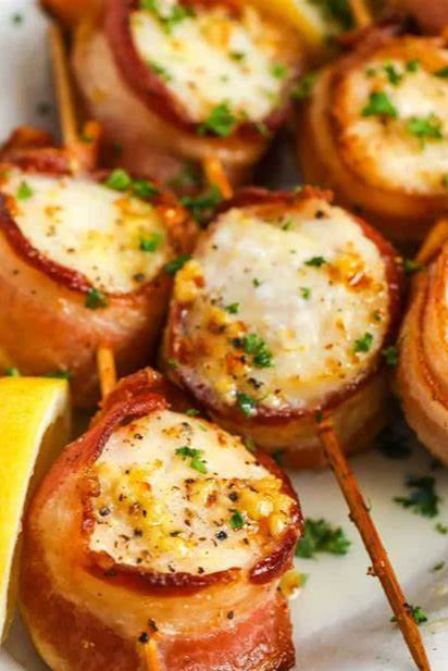 Bacon Wrapped Scallops